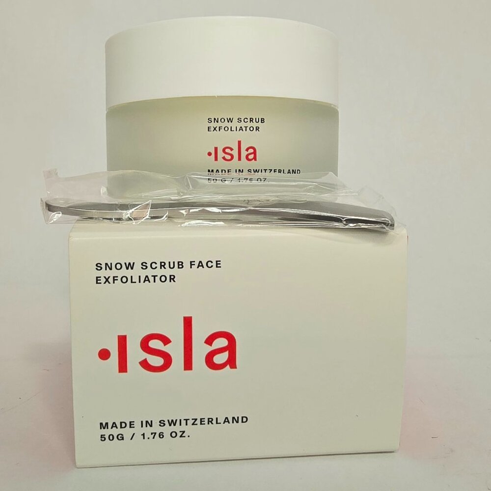 ISLA Snow Scrub Exfoliator - 1.73 oz - Brand New in Box